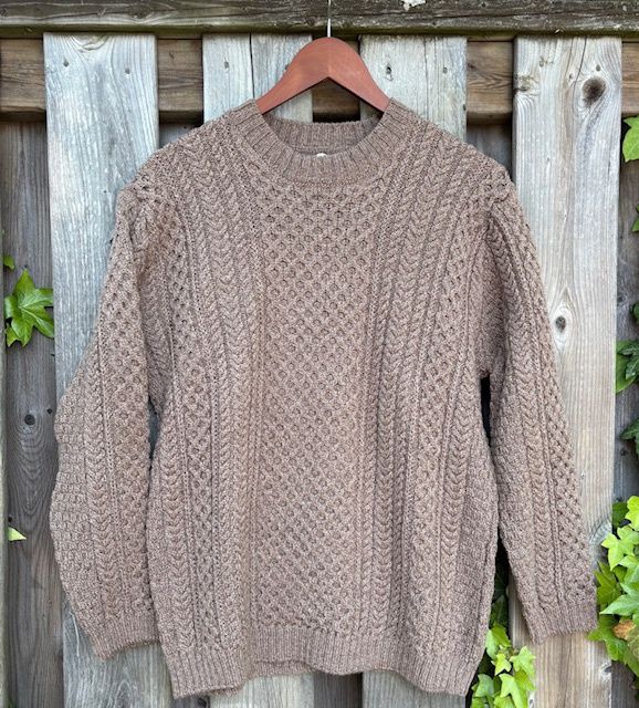 Honeycomb Crewneck - Biscuit