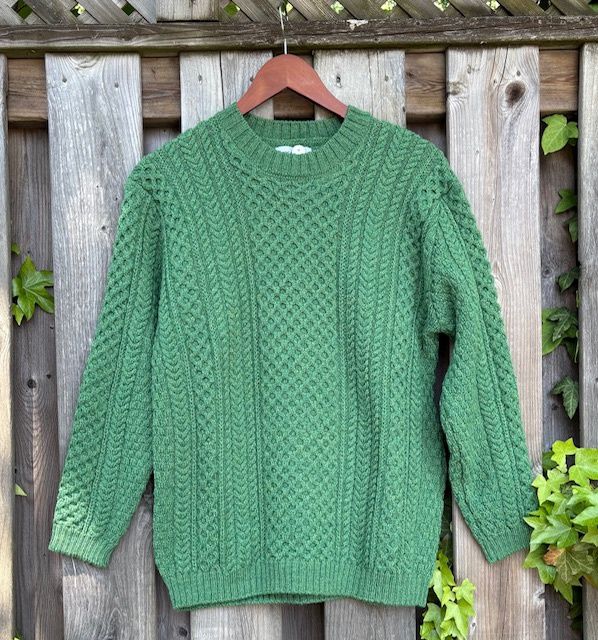 Honeycomb Crewneck - Green