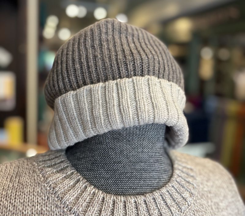 Derg Ribbed Beanie - Taupe
