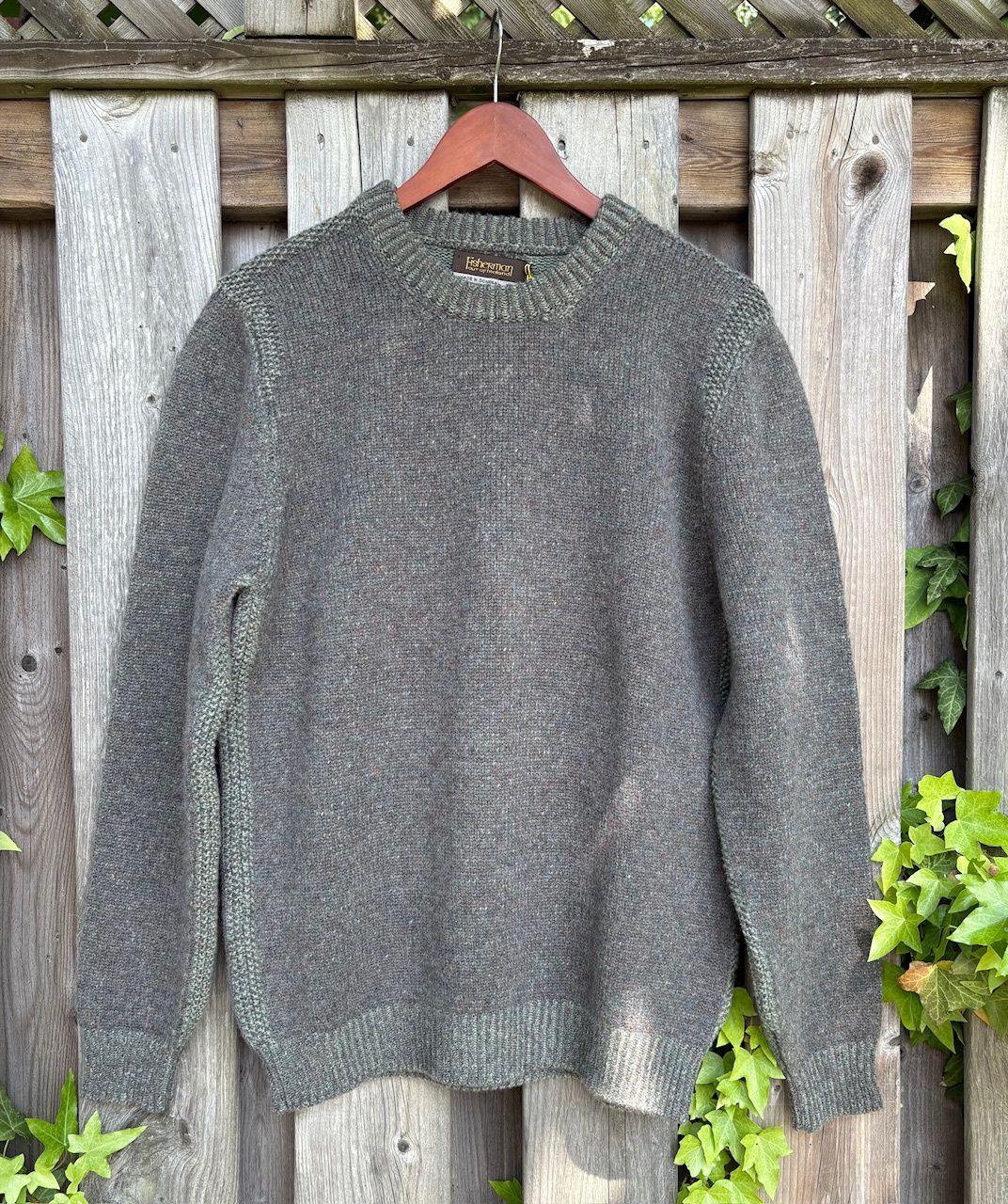 Fisherman Crew Neck  - Field
