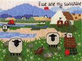 Thomas Joseph Cross Stitch Kit - Ewe Are My Sunshine