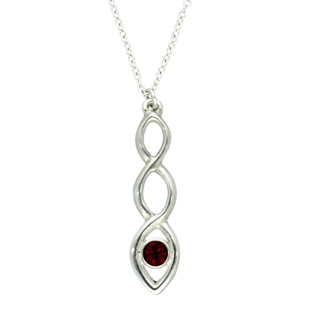 Ruby Knot Pendant