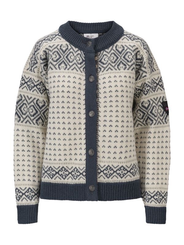 Hannah Woman's Cardigan - Offwhite Steel LightCharcoal