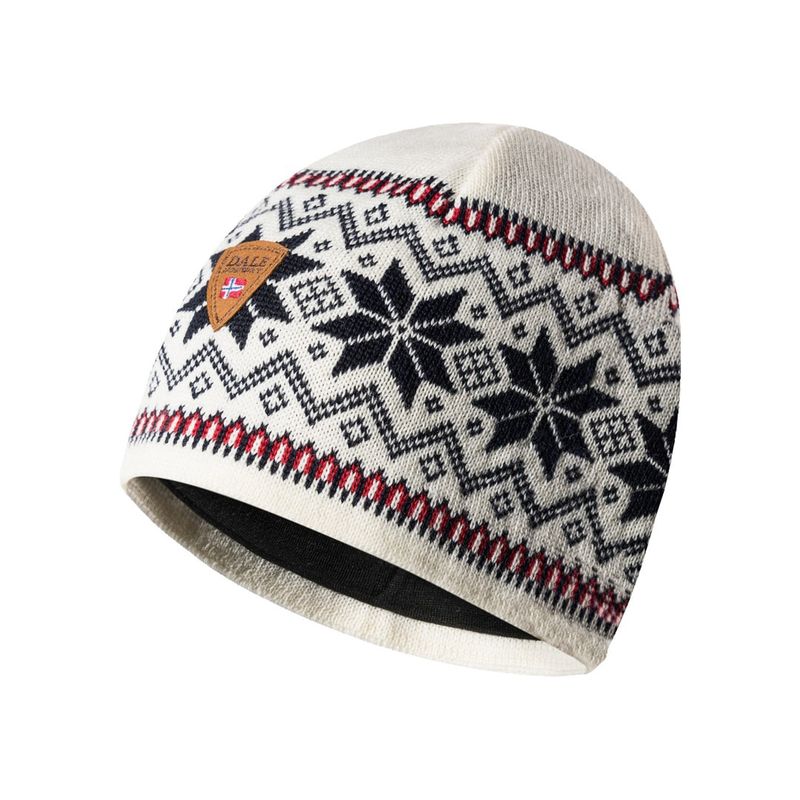Garmisch Hat - Merino Wool -Offwhite Navy Raspberry
