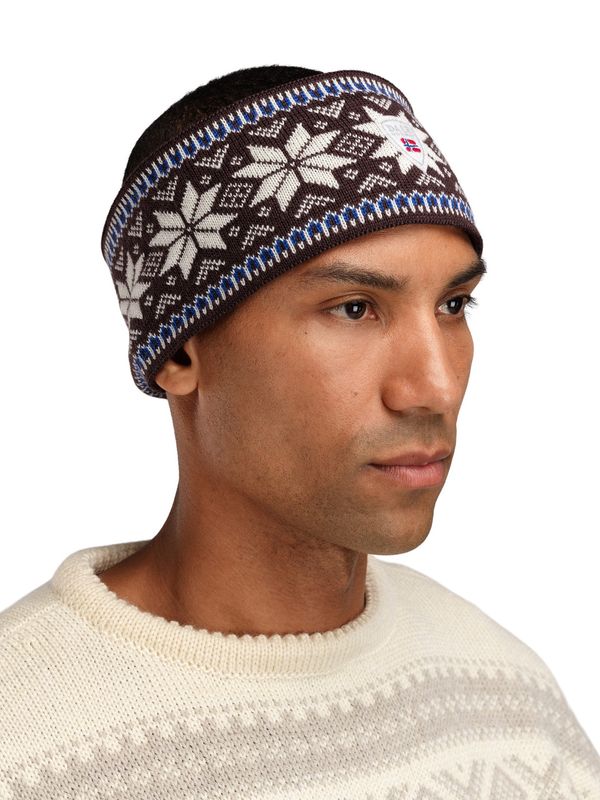 Garmisch Headband - Merino Wool -Navy Allium Raspberry