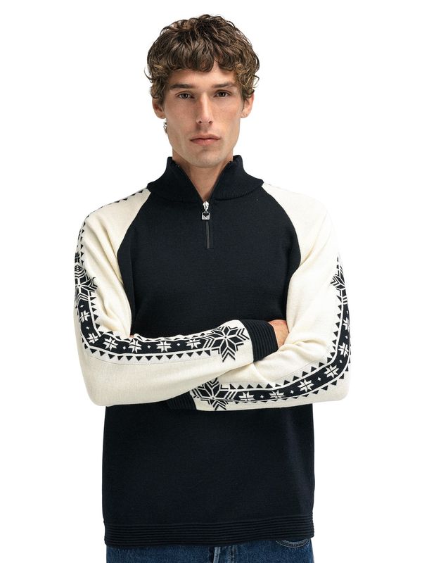 Geilo Masc Sweater - Black Off White
