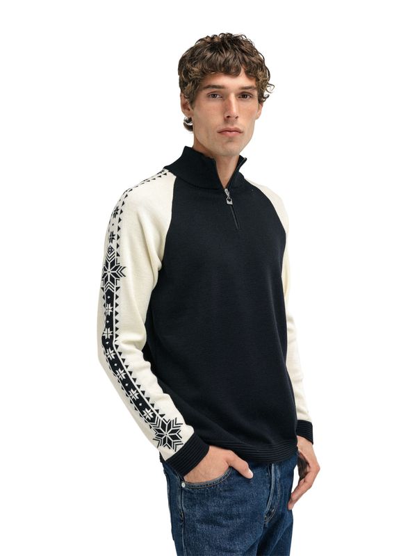 Geilo Masc Sweater - Black Off White
