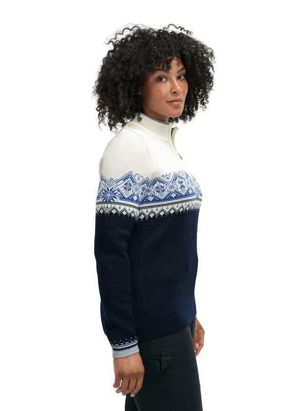 Moritz Woman's Sweater - Navy White Ultramarine