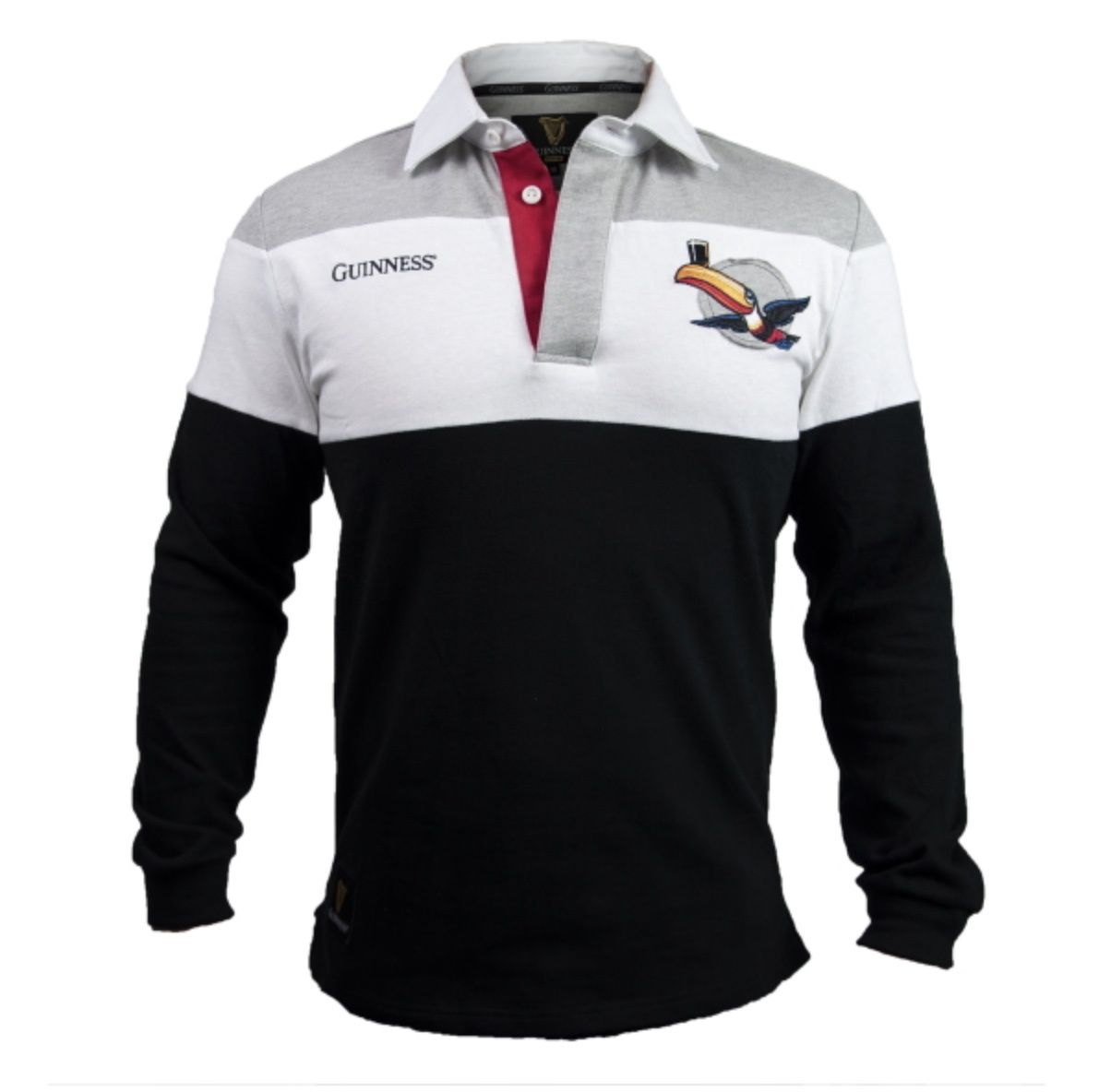 Guinness– Toucan Rugby Shirt, Size: S