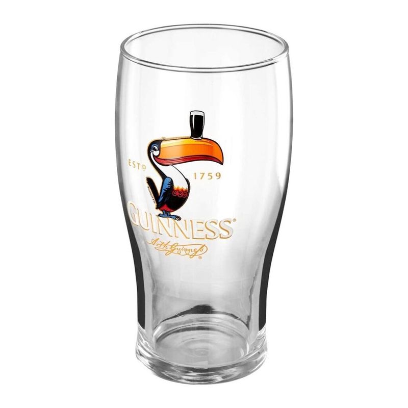 Guinness- Toucan Pint Glass &amp; Bottle Opener Set