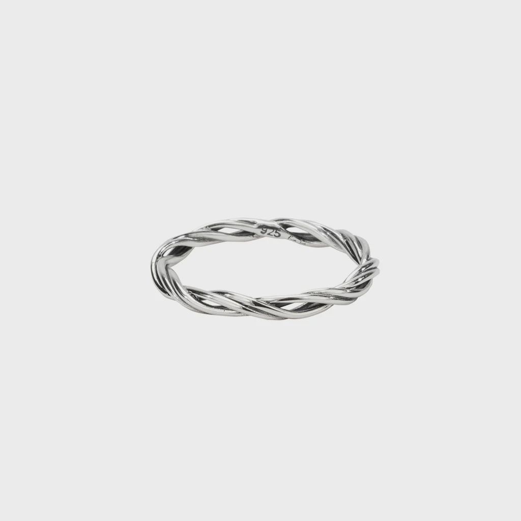 Silver Helix Ring