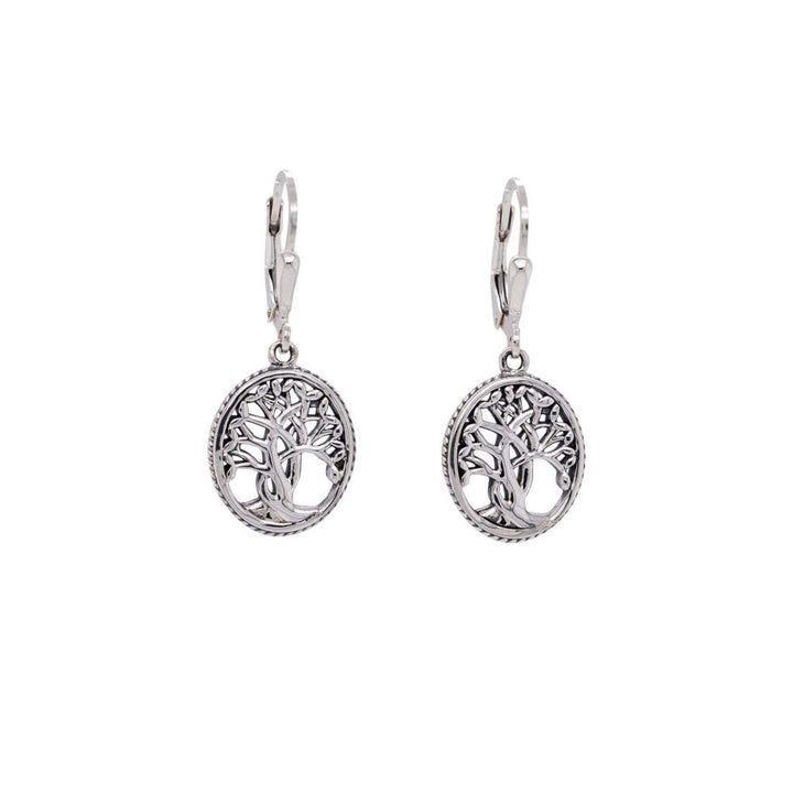Tree of Life Earrings - Sterling Silver
