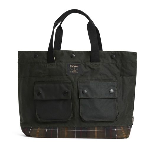 Barbour Field Wax Tote Bag