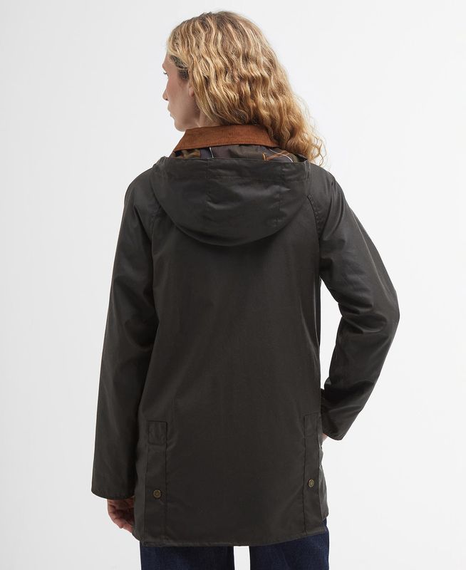 Barbour Highclere Waxed Jacket - Olive