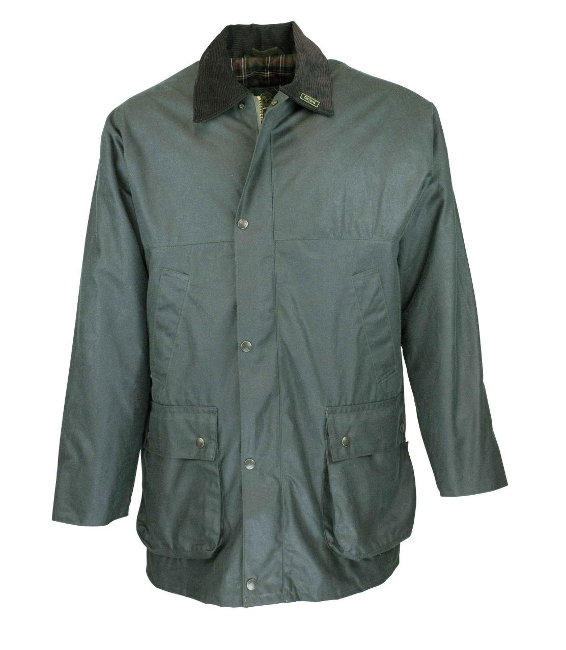 Men's Countryman Padded Wax Jacket, Color: Green, Size: S