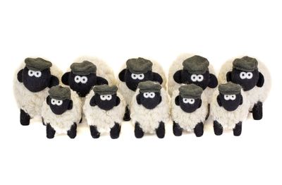 Knitted Sheep Collectibles