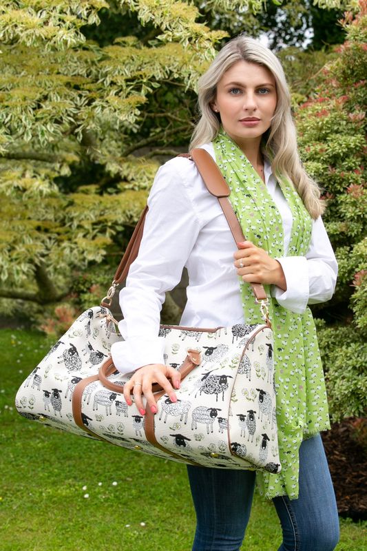 Mini Sheep &amp; Dog Scarf - Apple