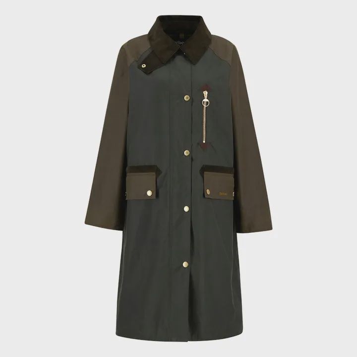 Barbour Evette Waxed Car Coat