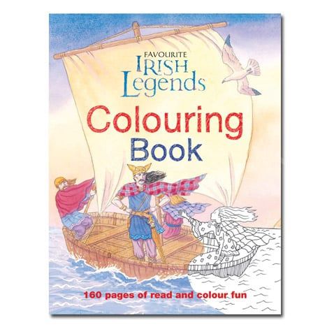 Irish Legends Colouring Book (Paperback)