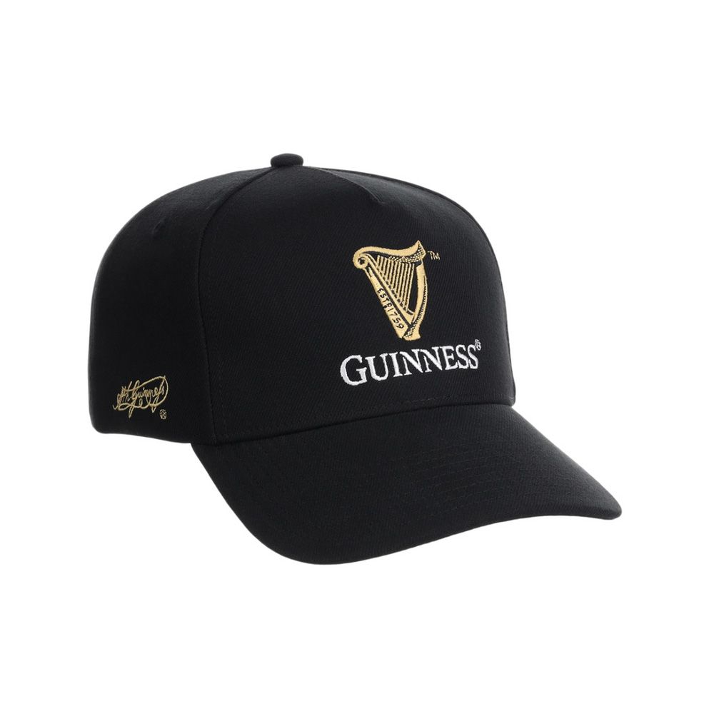 Guinness - Black Harp A-Frame Snapback Hat