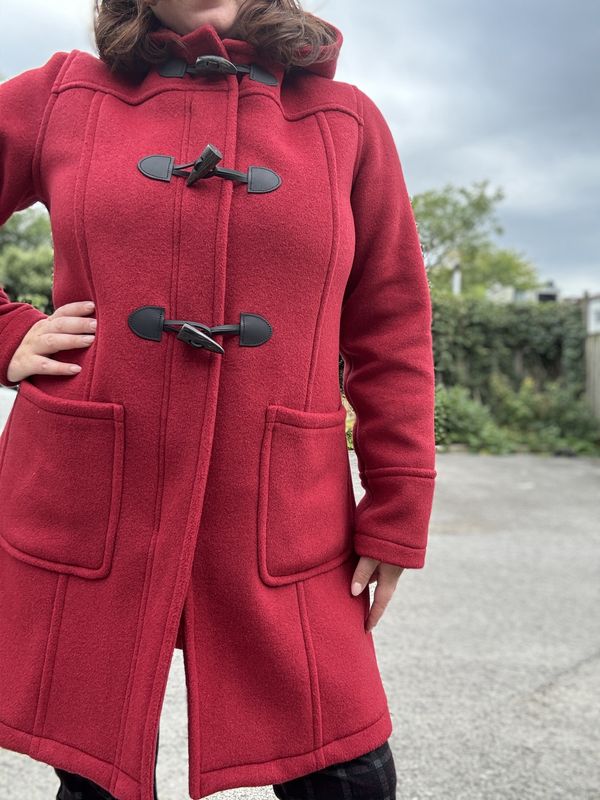 Fiona Duffle Coat - New Cherry
