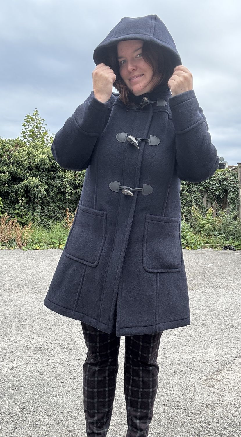 Fiona Duffle Coat - Navy