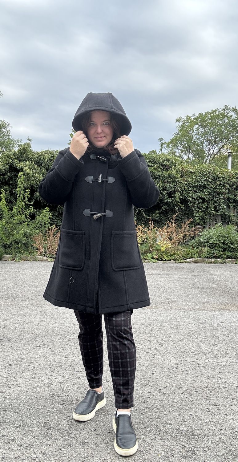 Fiona Duffle Coat - Black