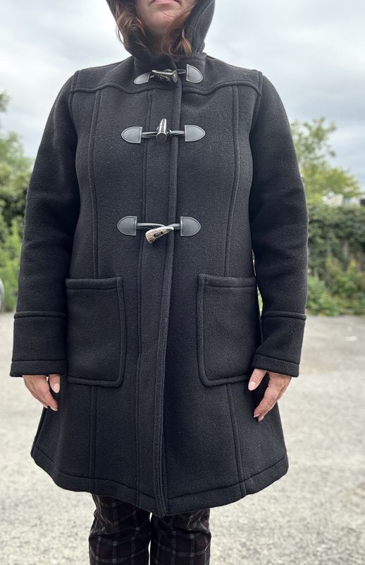 Fiona Duffle Coat - Black