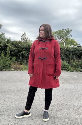 Fiona Duffle Coat New Cherry