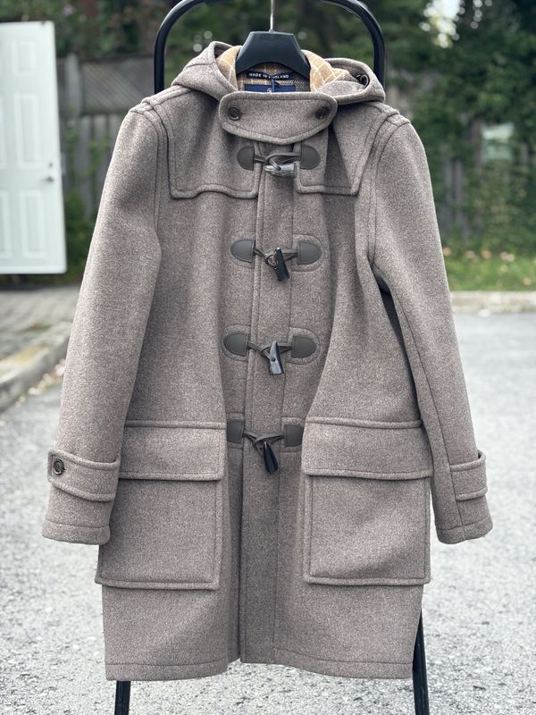 Barry Zip Duffle Coat - Mushroom