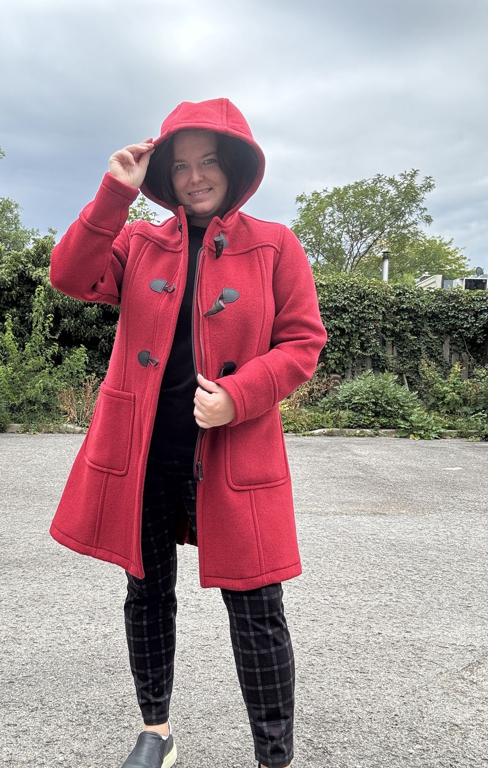 Fiona Duffle Coat - New Cherry
