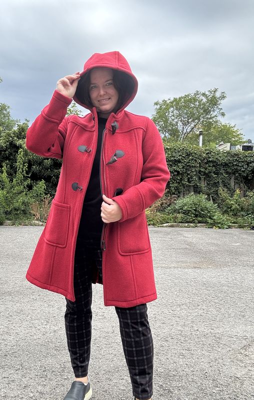 Fiona Duffle Coat - New Cherry