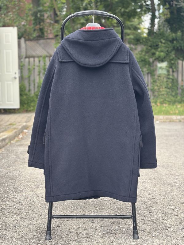 Barry Zip Duffle Coat - Navy RS