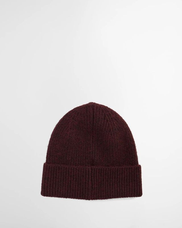 Barbour Pendle Beanie Hat - Wine