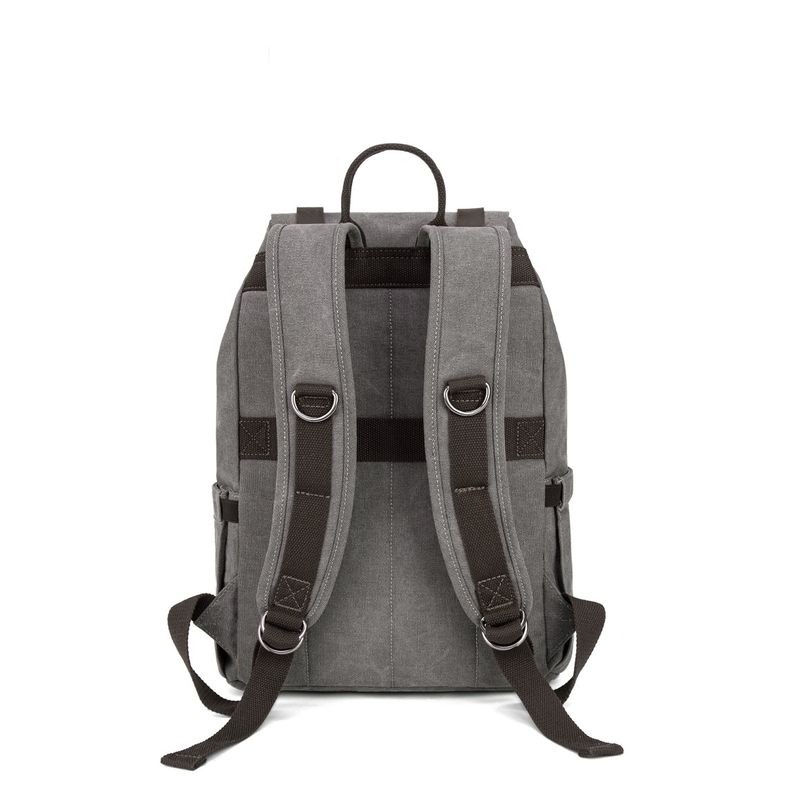 Large Canvas Backpack - Charcoal