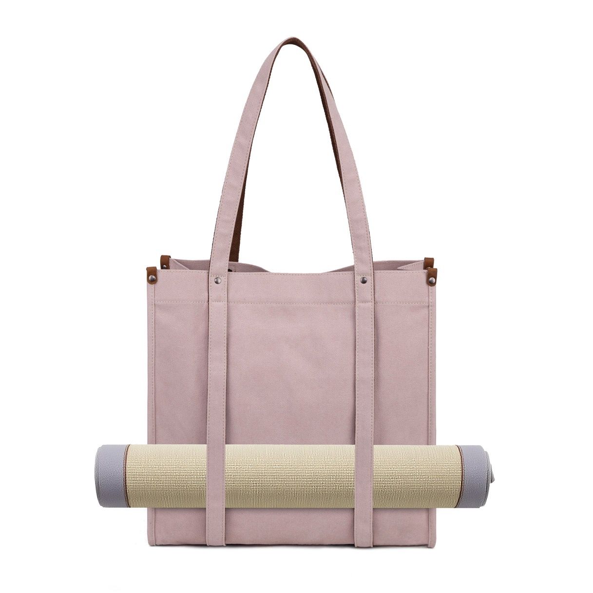 Canvas Tote Bag - Light Pink