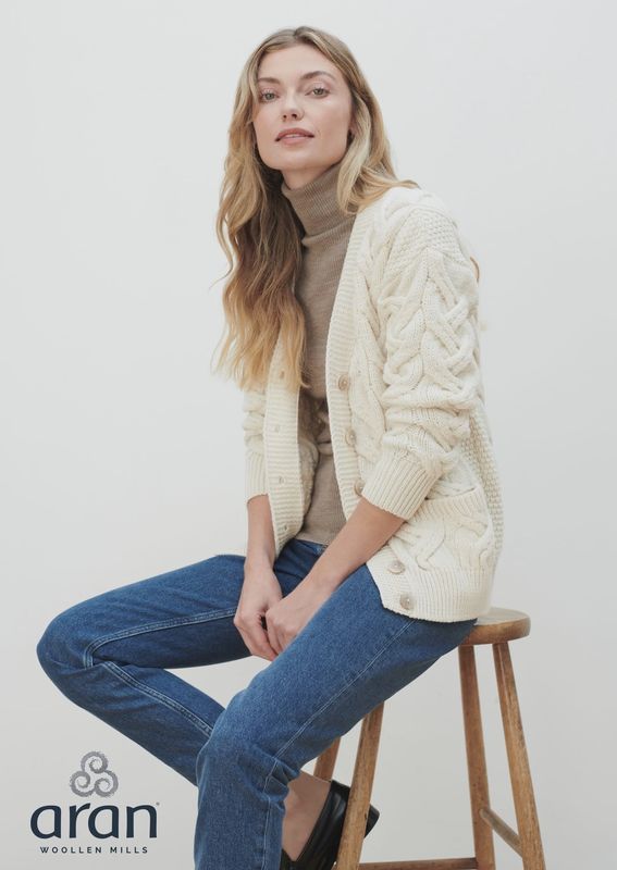 Supersoft V-Neck Chunky Cardigan