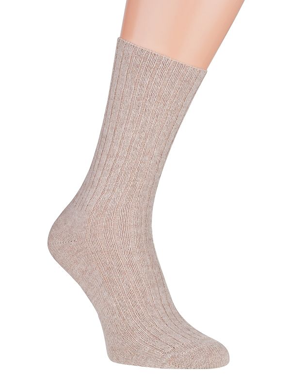 Adult Lambswool Socks - Beige