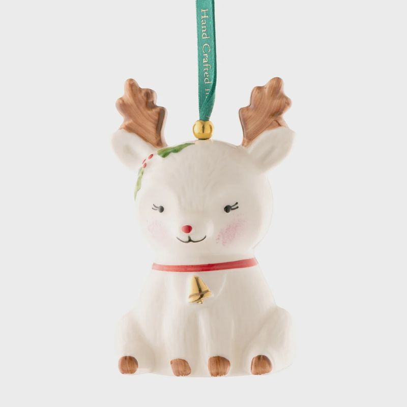 Belleek Reindeer Ornament #3763 (S/O)