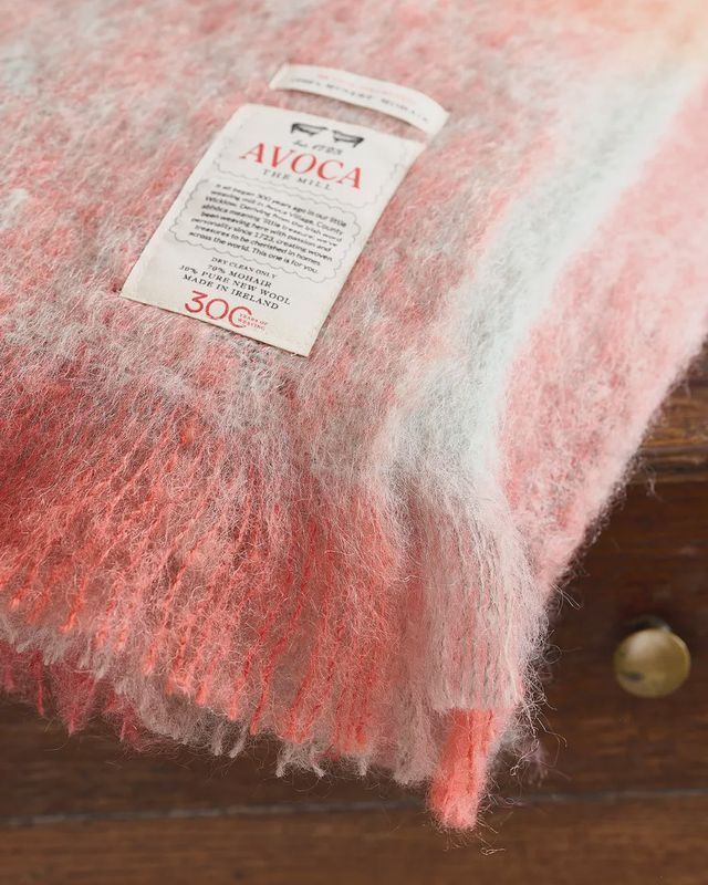 Avoca 300th Miners' Mohair 1800's Throw