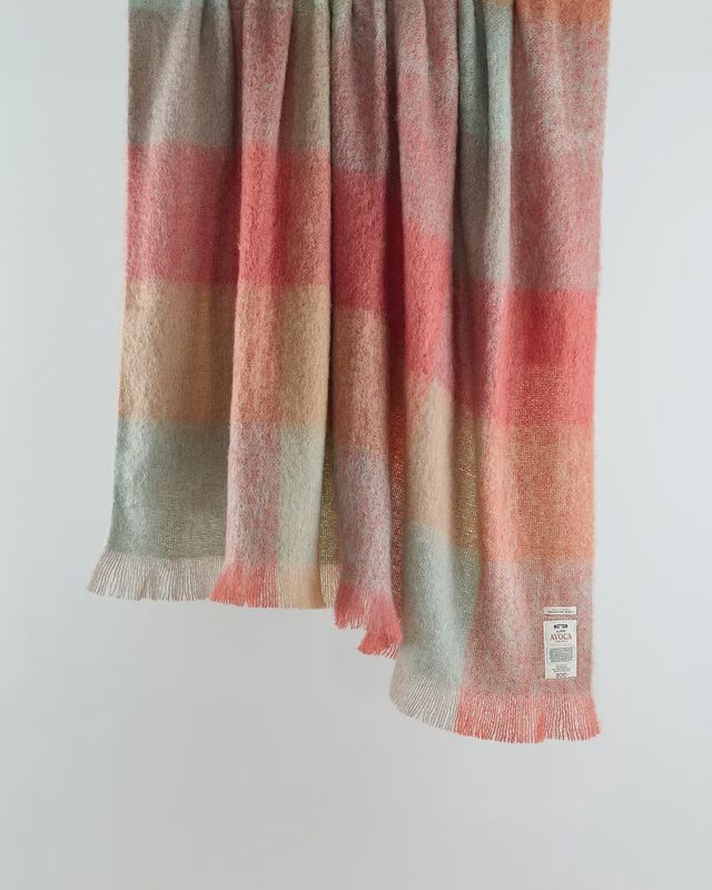 Avoca 300th Miners' Mohair 1800's Throw