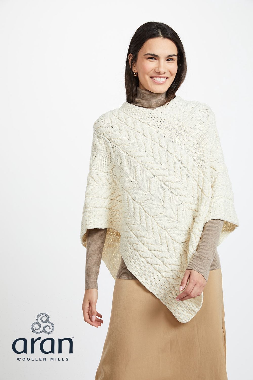 Supersoft Poncho - Natural, Colour: Natural