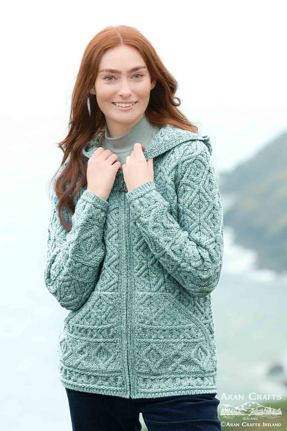 Skellig Zip Cardigan with Hood