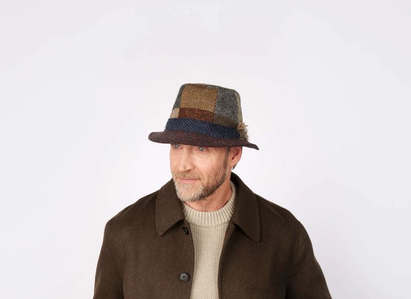 Patchwork Tweed Walking Hat