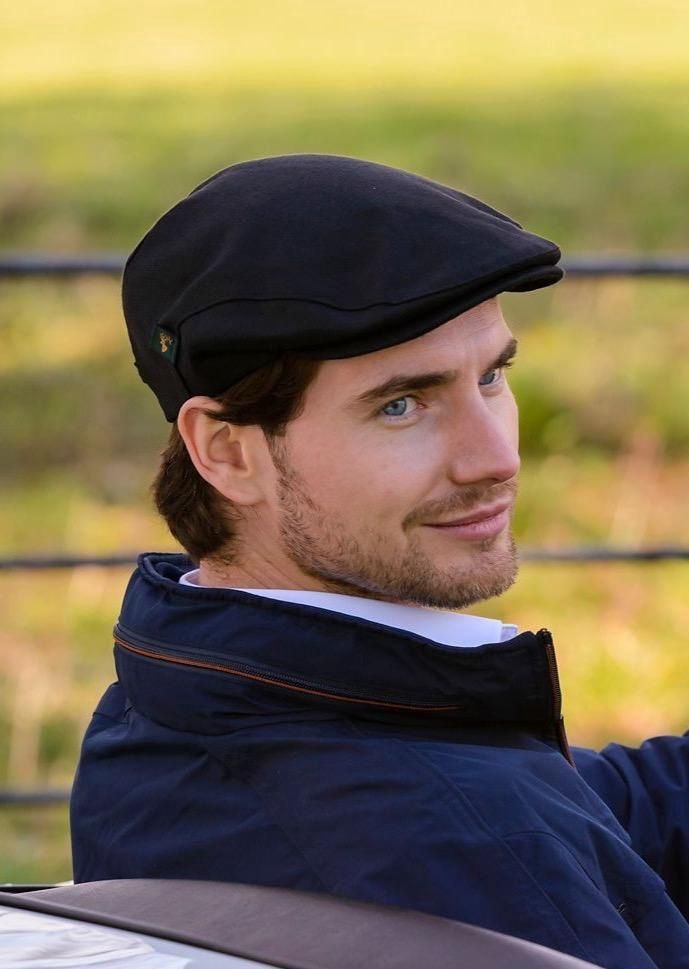 Linen Trinity Caps, Colour: Black, Size: S