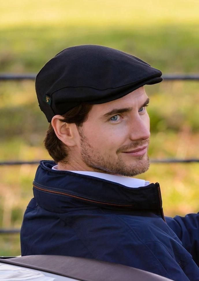 Linen Trinity Caps, Colour: Black, Size: S