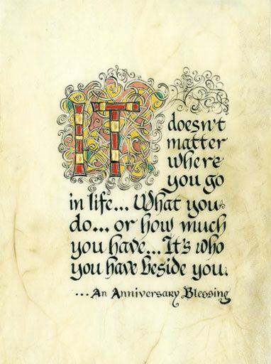 An Anniversary Blessing - Card, Style: Card