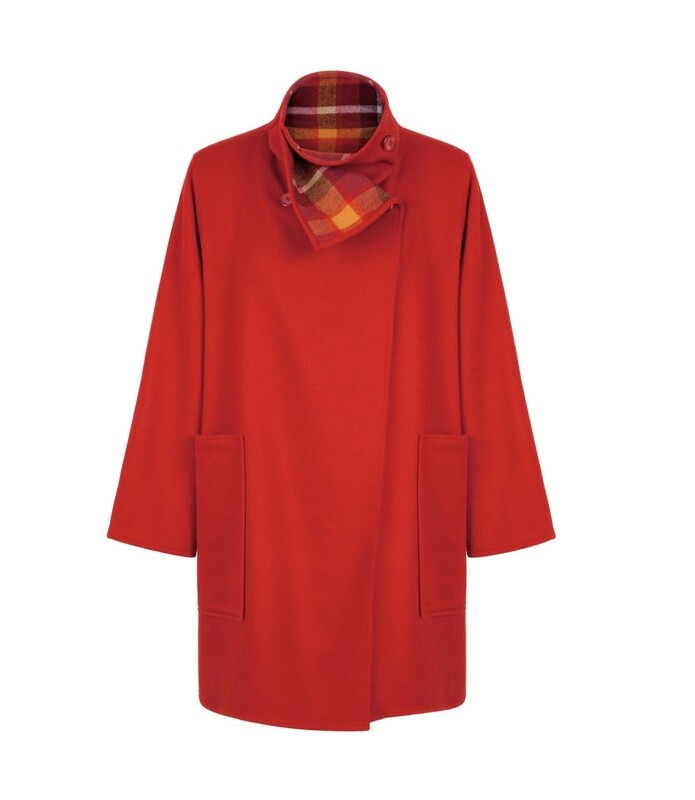 Loden Wool Swing Coat