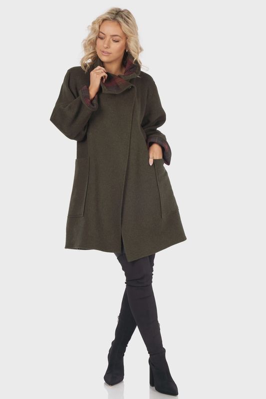 Loden Wool Swing Coat
