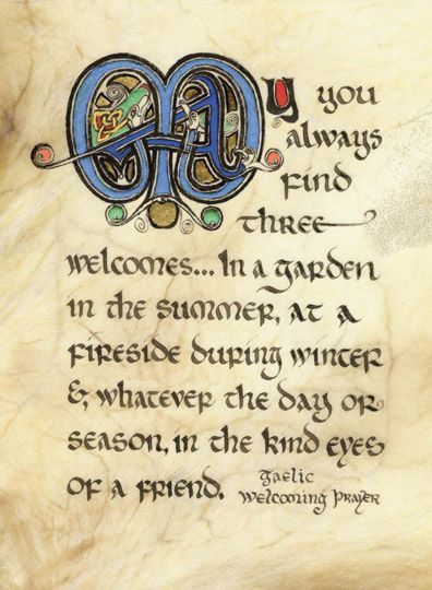 Three Welcomes, Style: Greeting Card